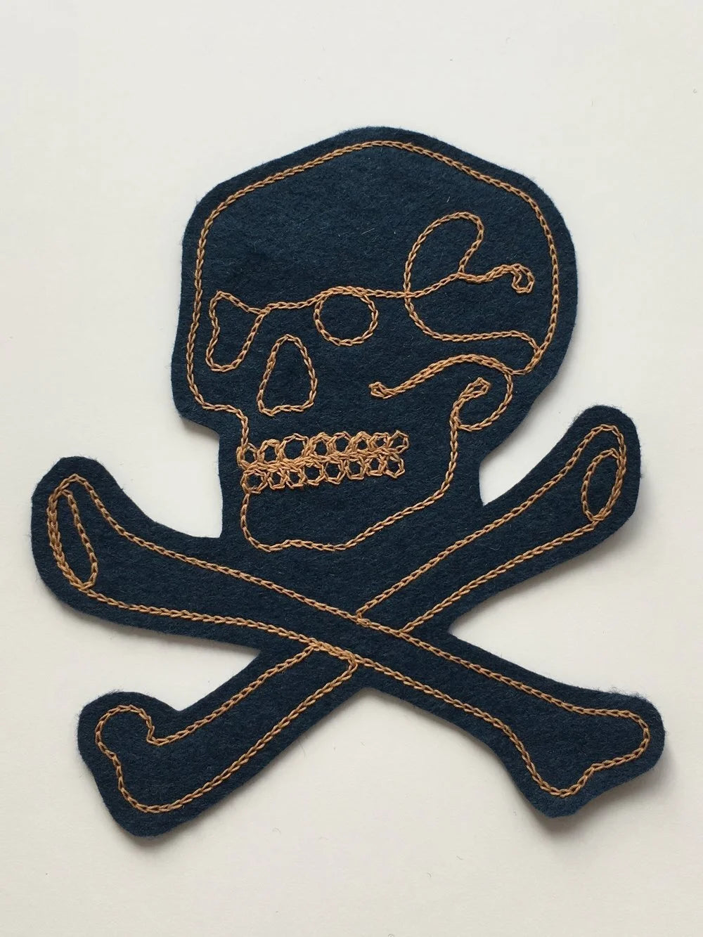 Skull & Bones (Plain) - Customisable Patch