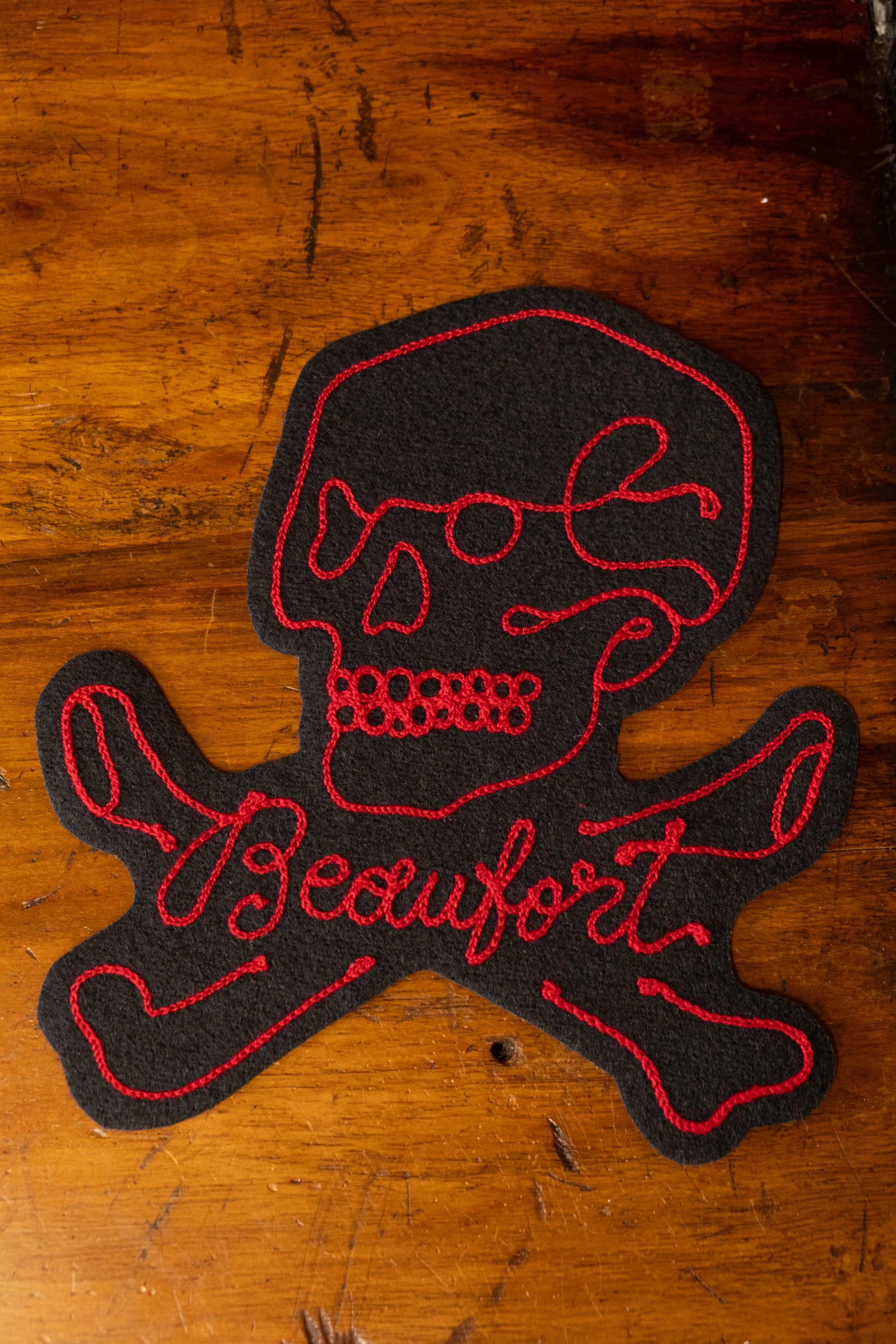 Skull & Bones (Name/Word) - Customisable Patch