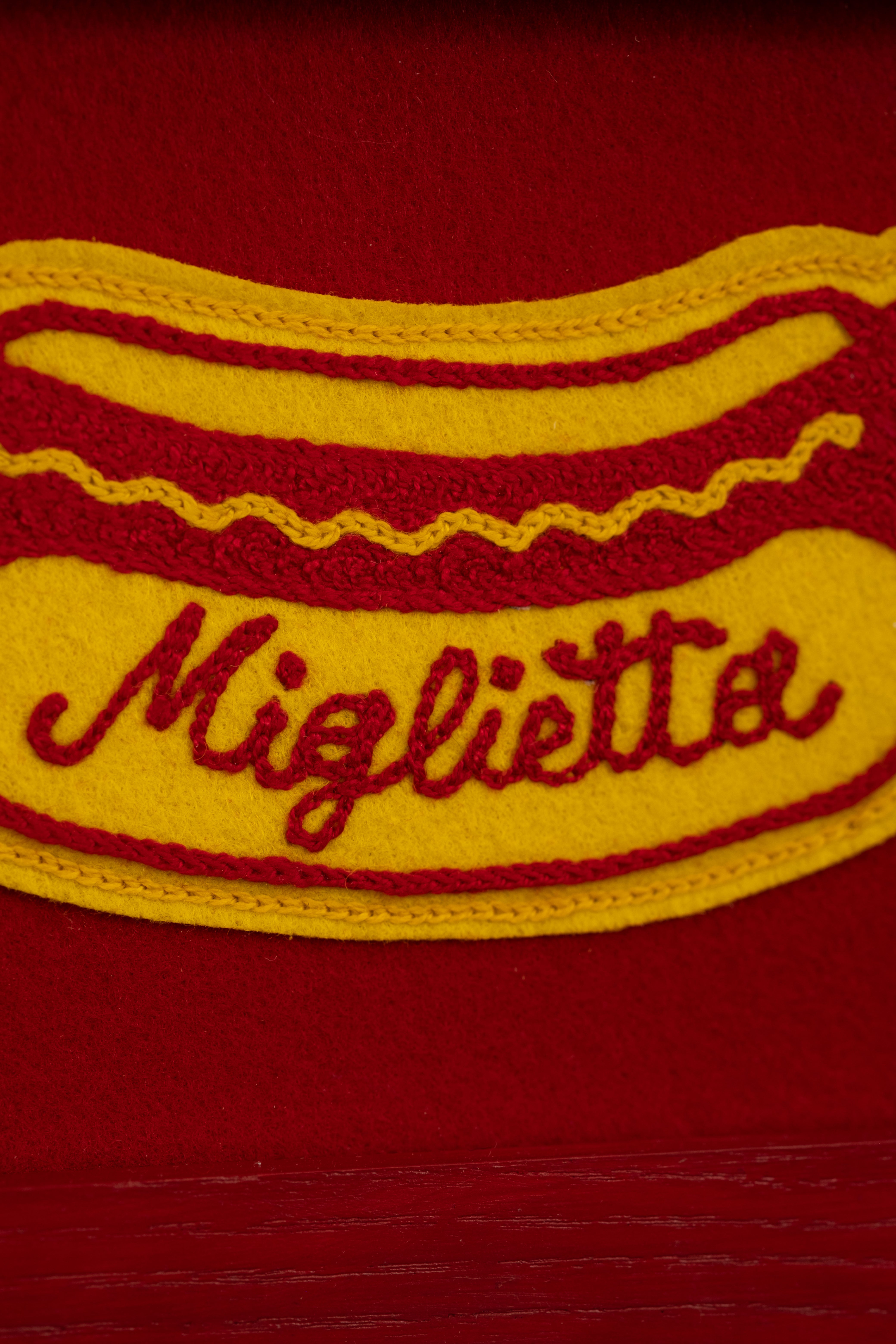 Hot Dog Name – Customisable – Framed Embroidery