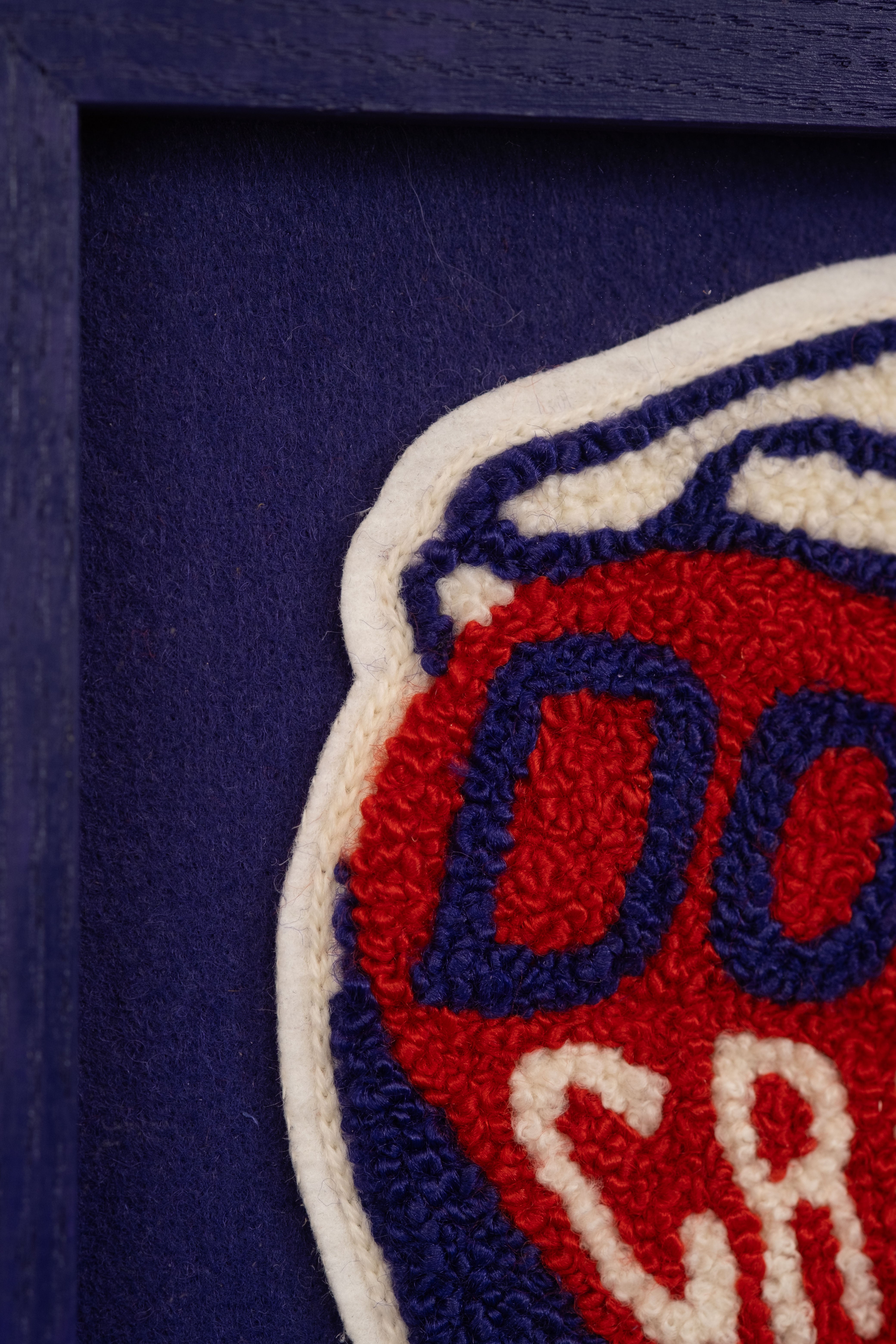 "Do not Crush" - Framed Embroidery