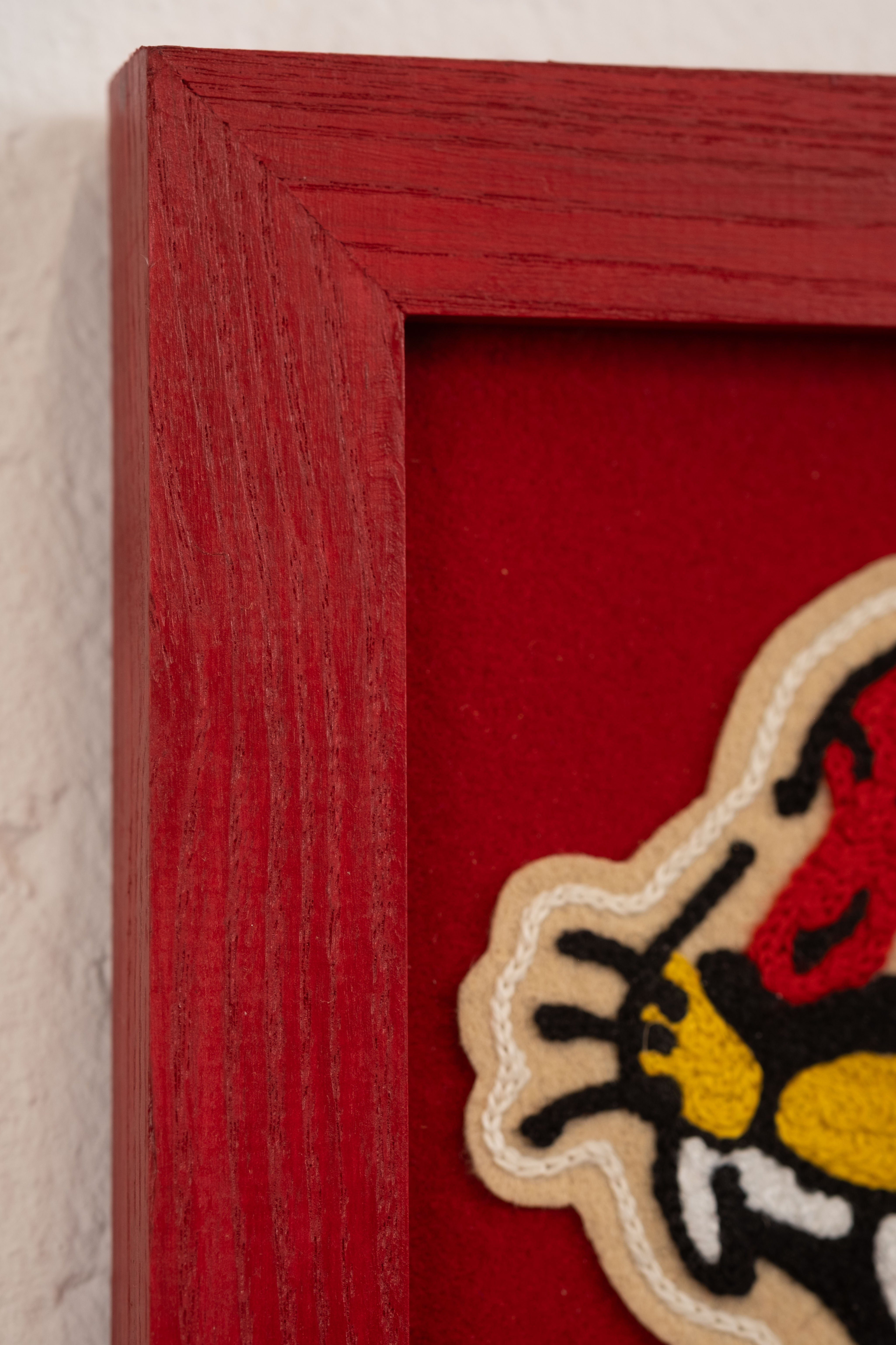 Tiger Face - Framed Embroidery