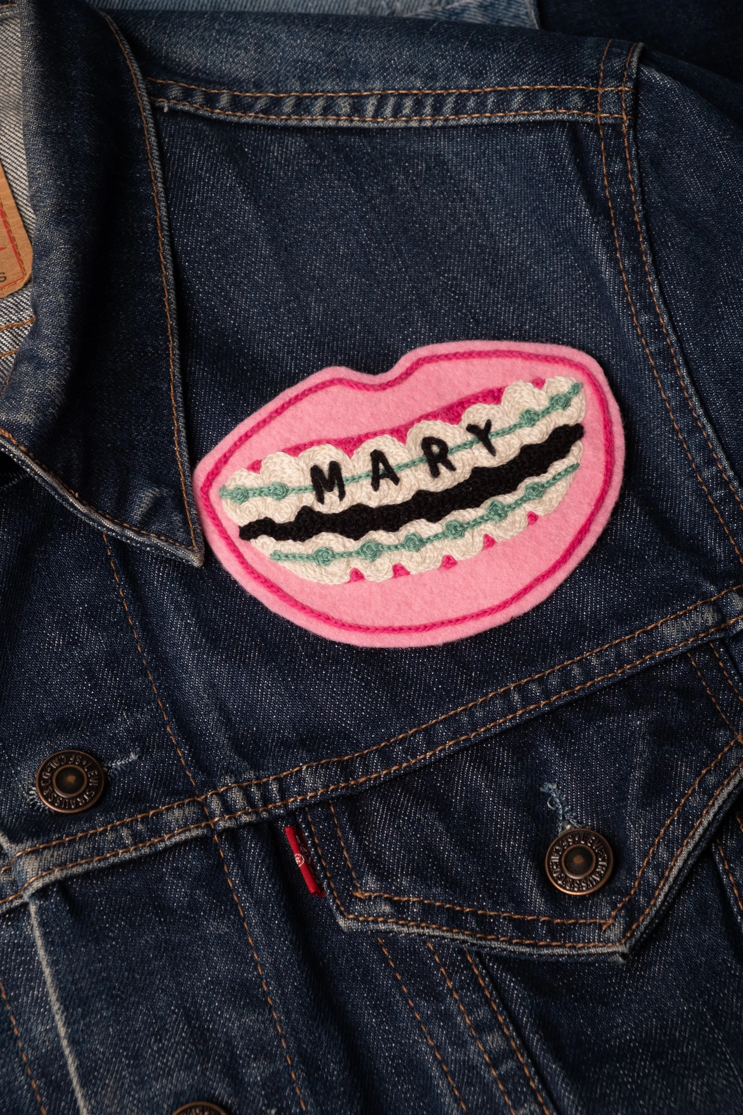 Braces Smile patch - Customisable