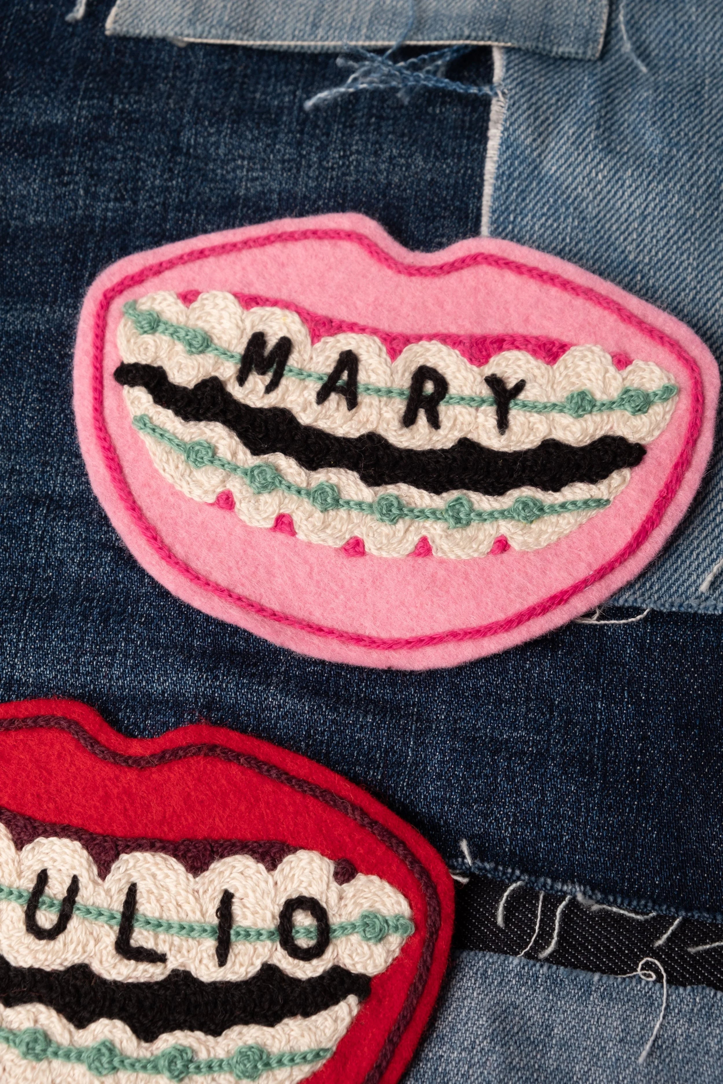 Braces Smile patch - Customisable