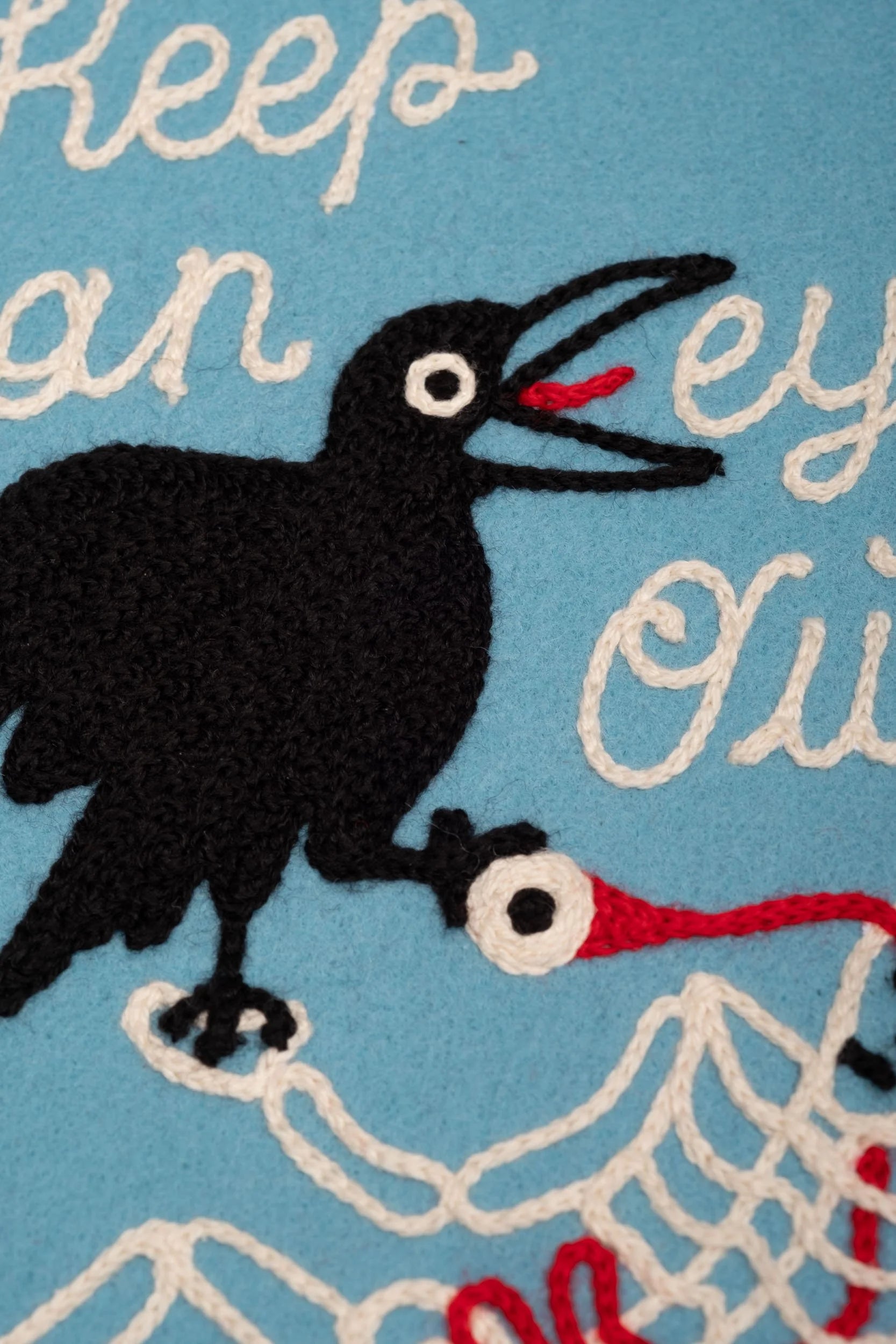 Keep An Eye Out - Framed Embroidery