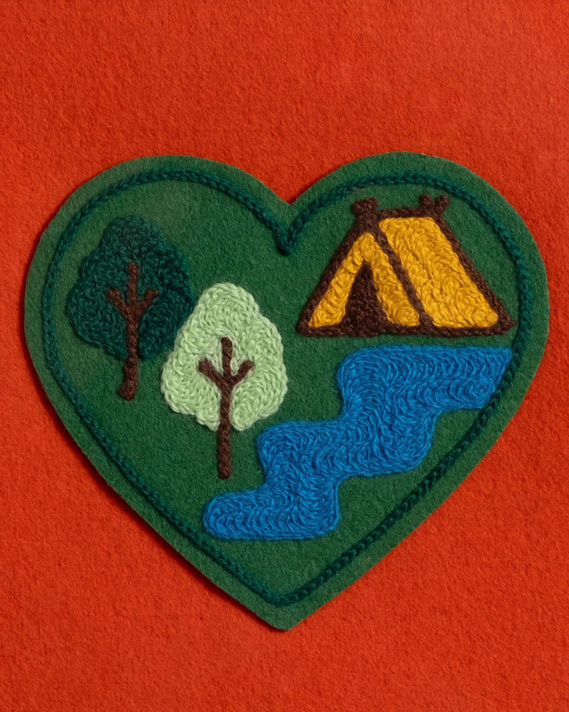 Camping Love - Framed Embroidery