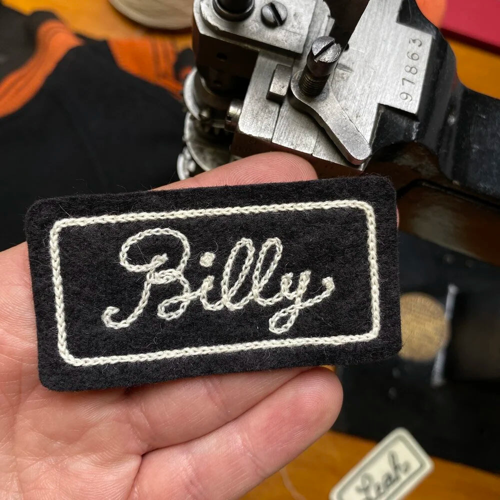 Rectangular Name Patch - Customisable