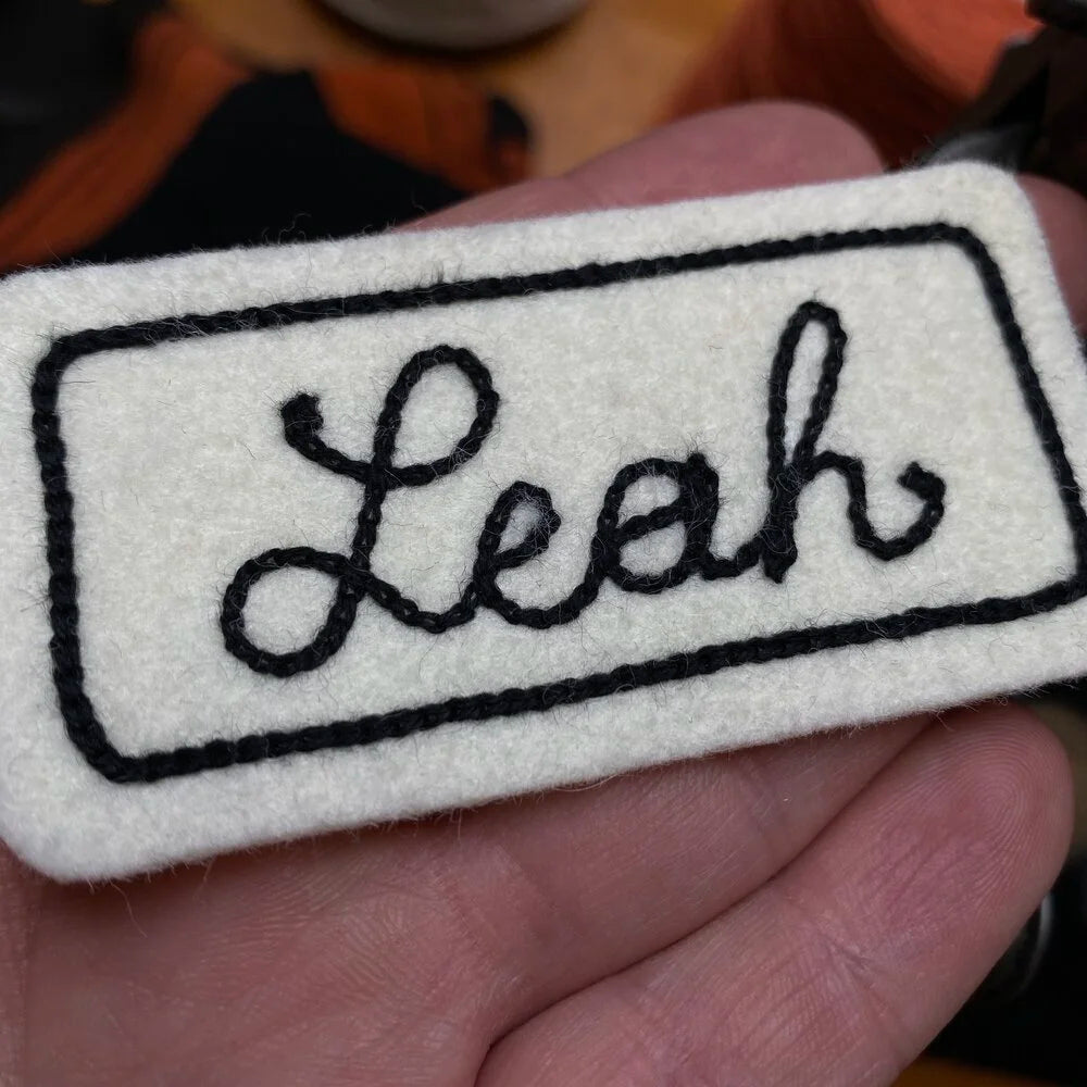 Rectangular Name Patch - Customisable