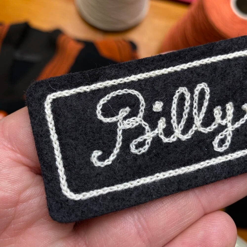 Rectangular Name Patch - Customisable