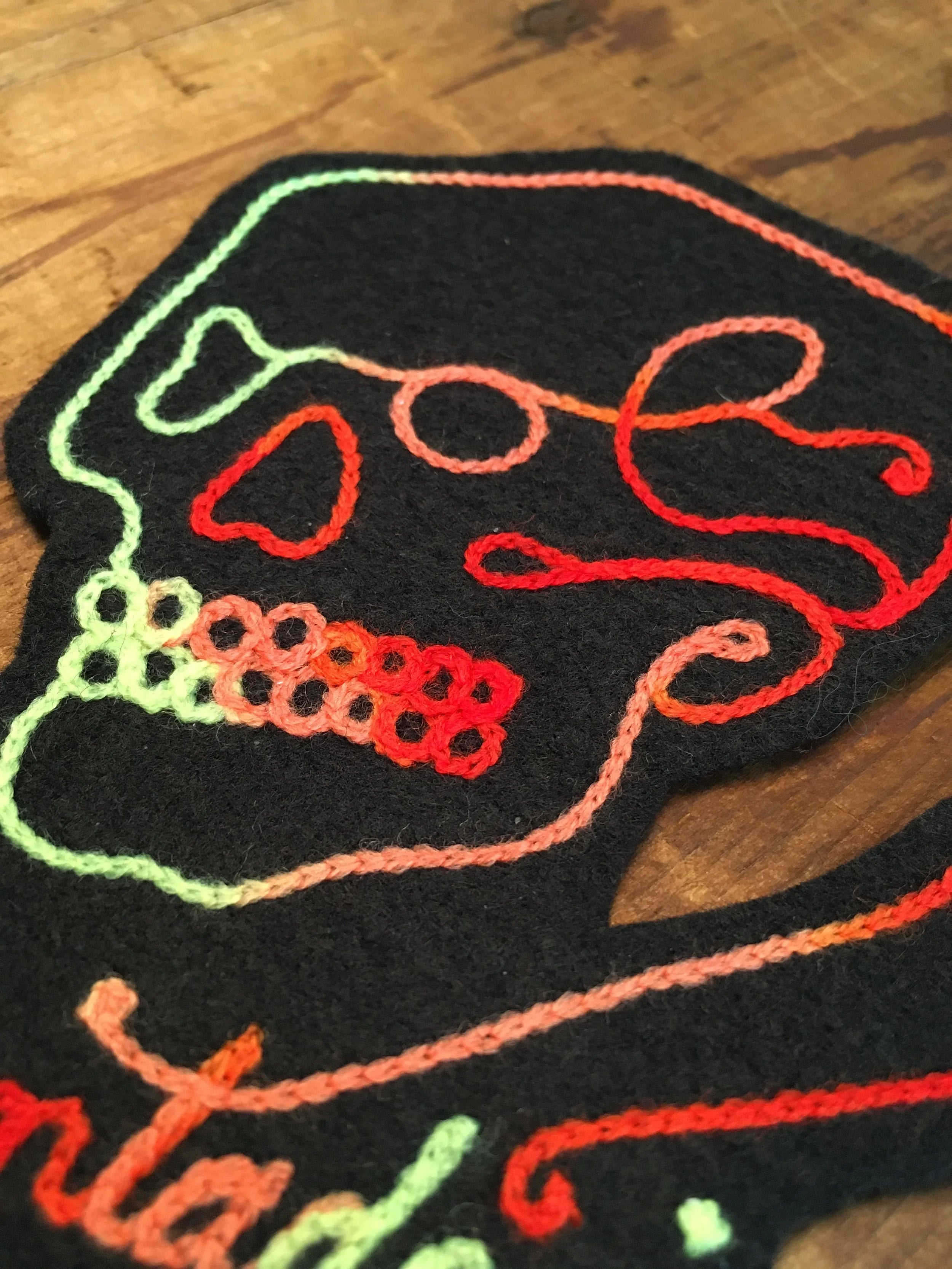 Skull & Bones (Name/Word) - Customisable Patch