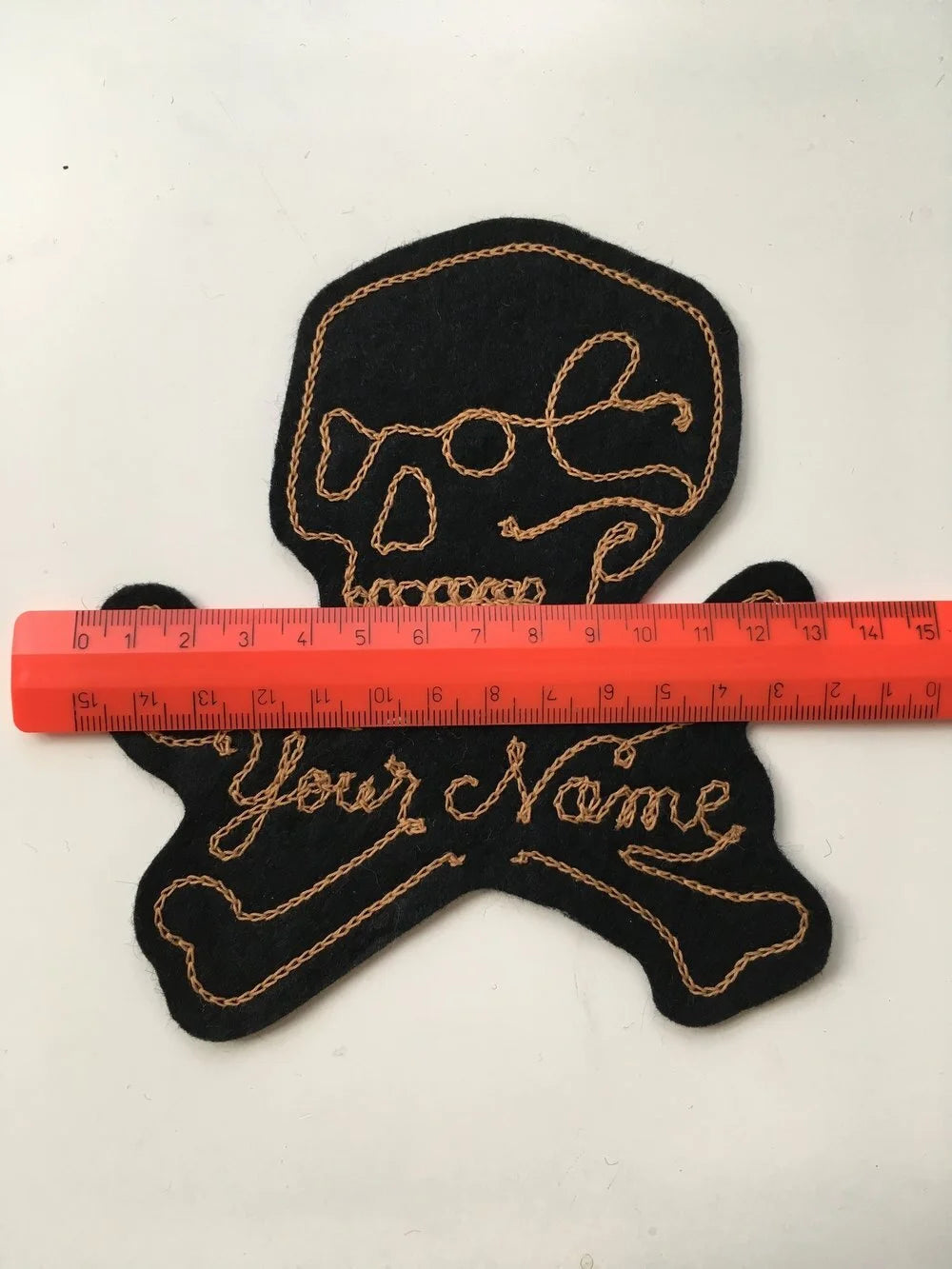 Skull & Bones (Name/Word) - Customisable Patch