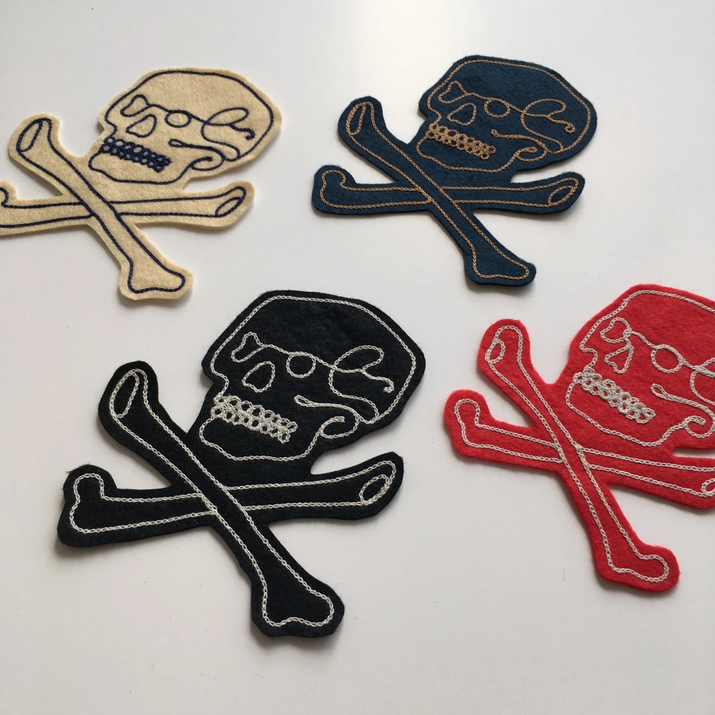 Skull & Bones (Name/Word) - Customisable Patch