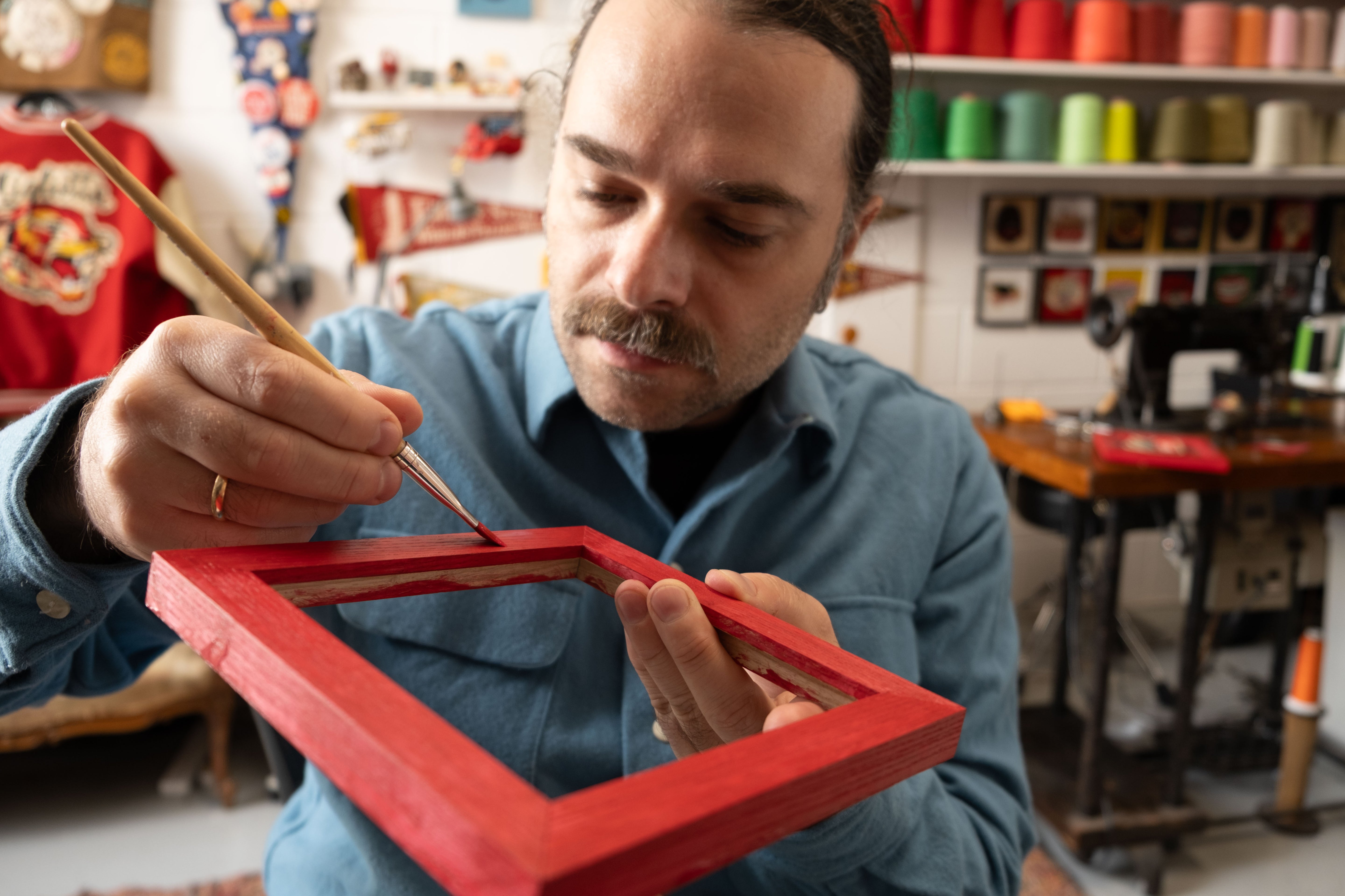 "Do not Crush" - Framed Embroidery