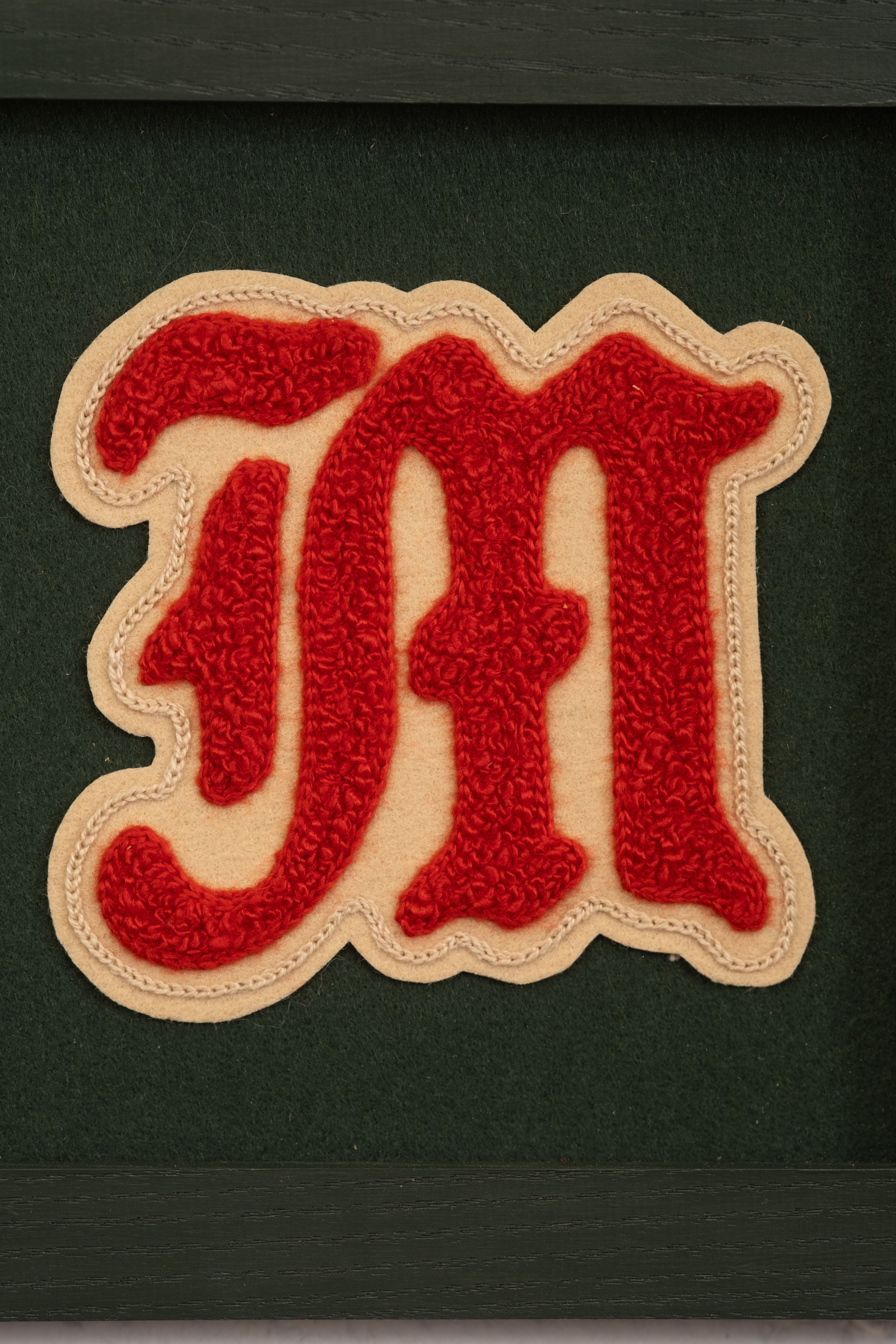 Heritage Letter – Customisable – Framed Embroidery