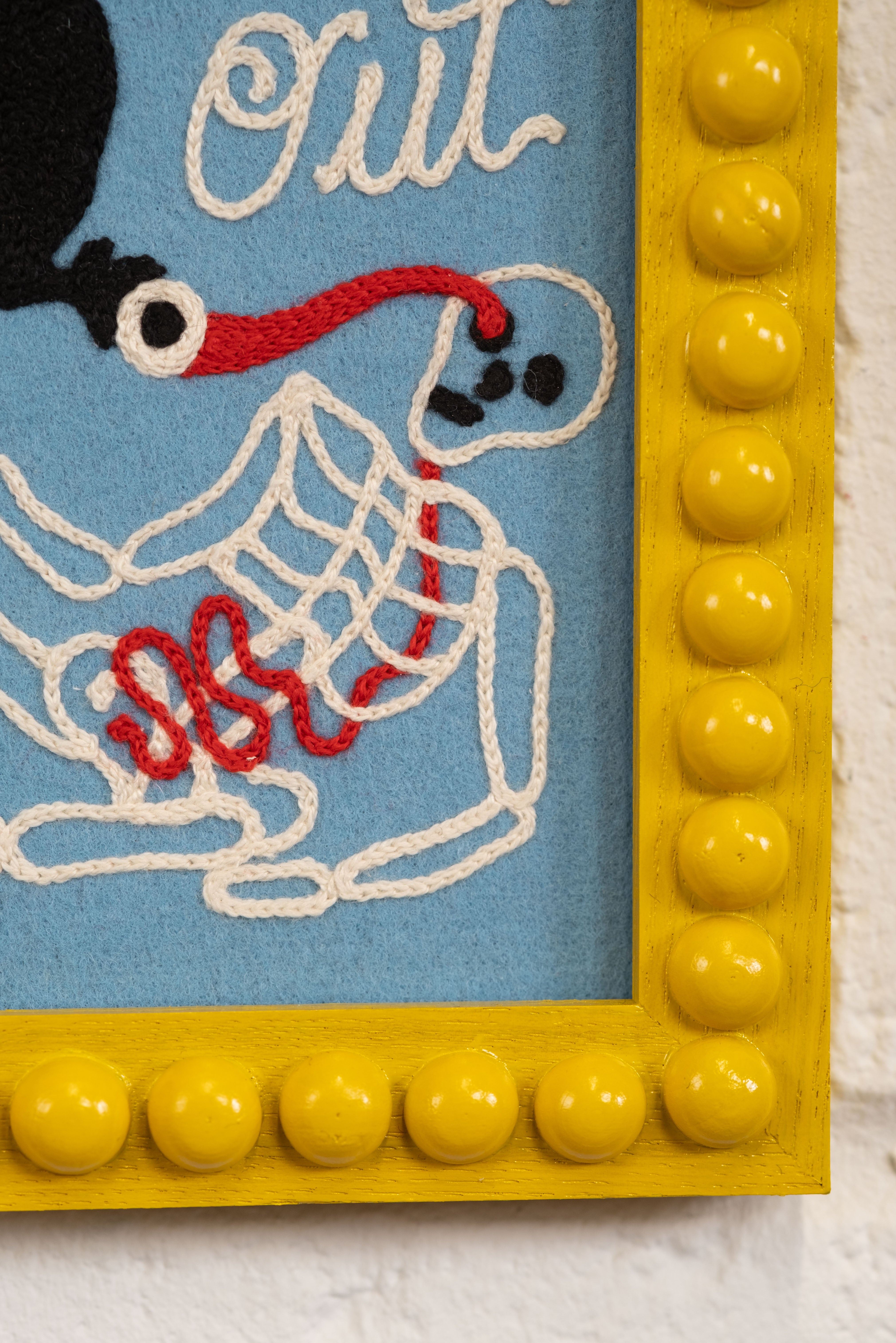 Keep An Eye Out - Framed Embroidery