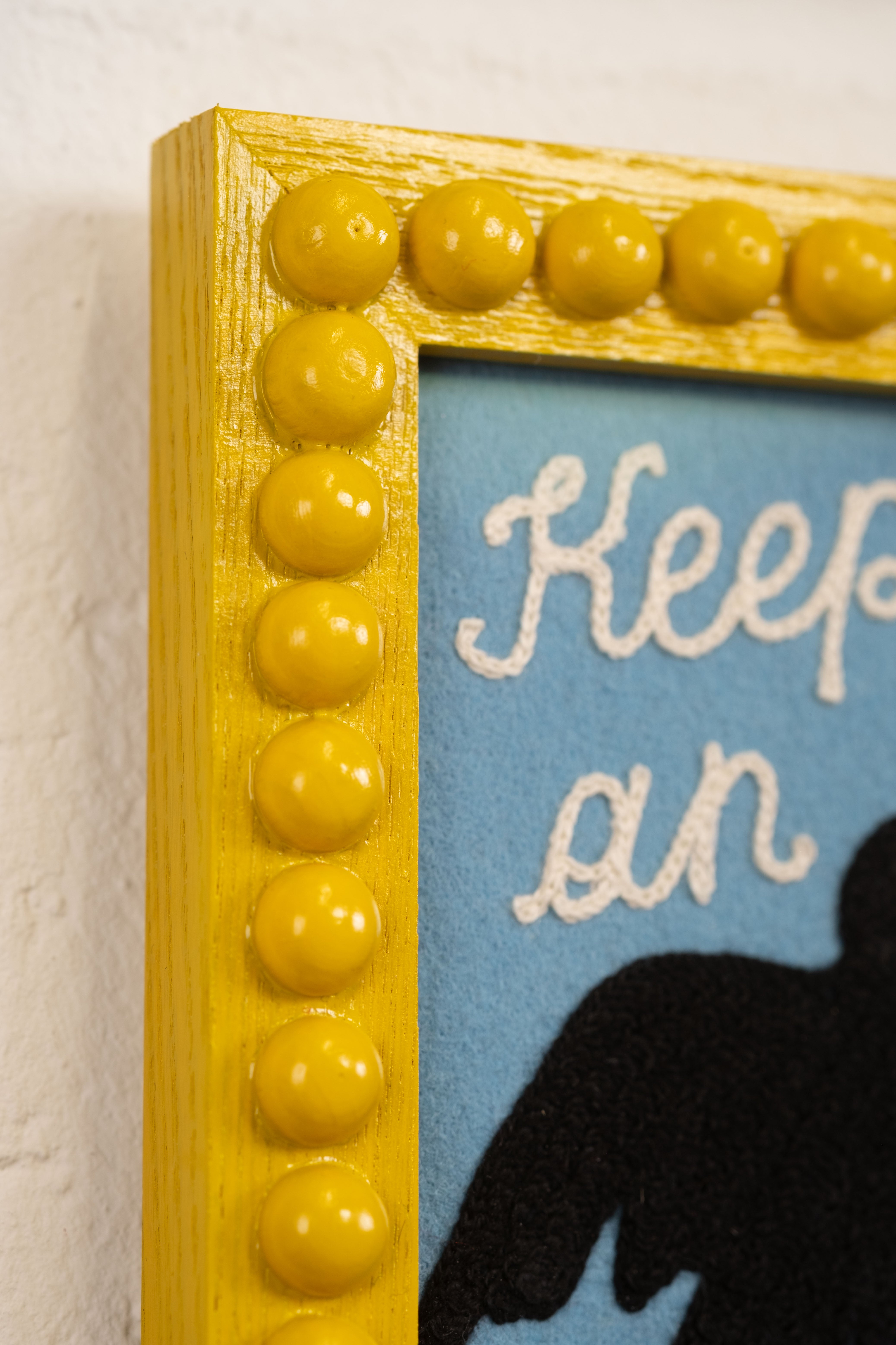 Keep An Eye Out - Framed Embroidery