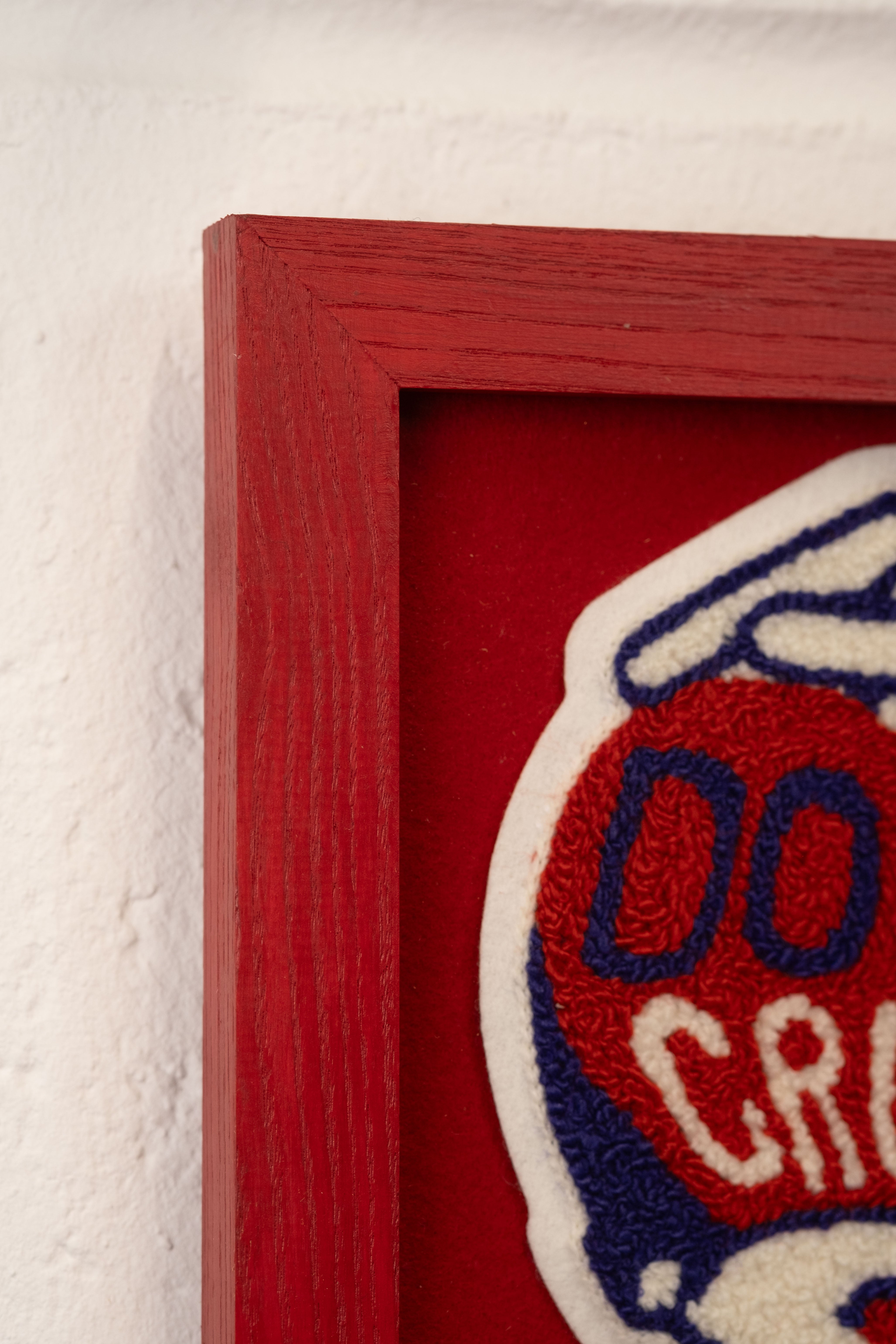 "Do not Crush" - Framed Embroidery