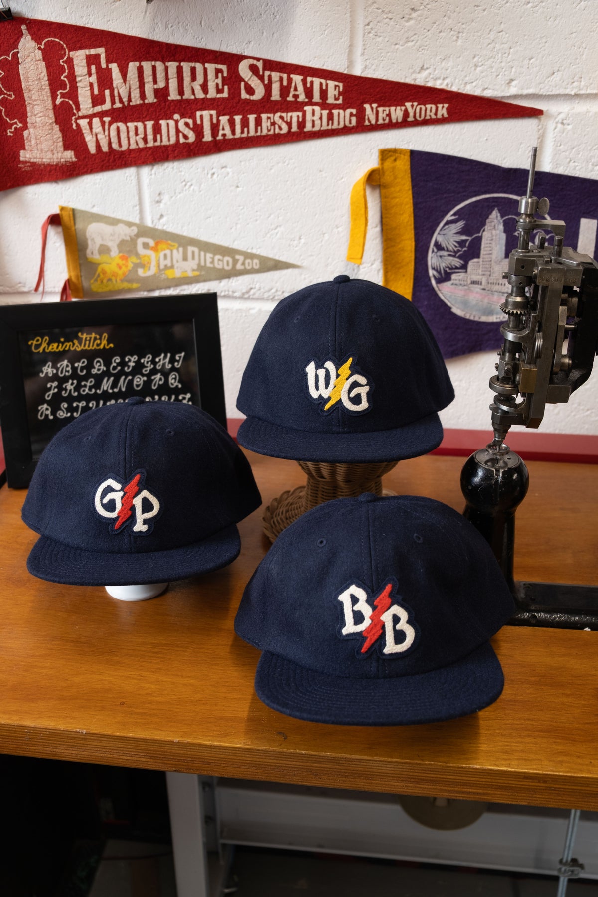 Lightning Bolt Initials Cap – Customisable