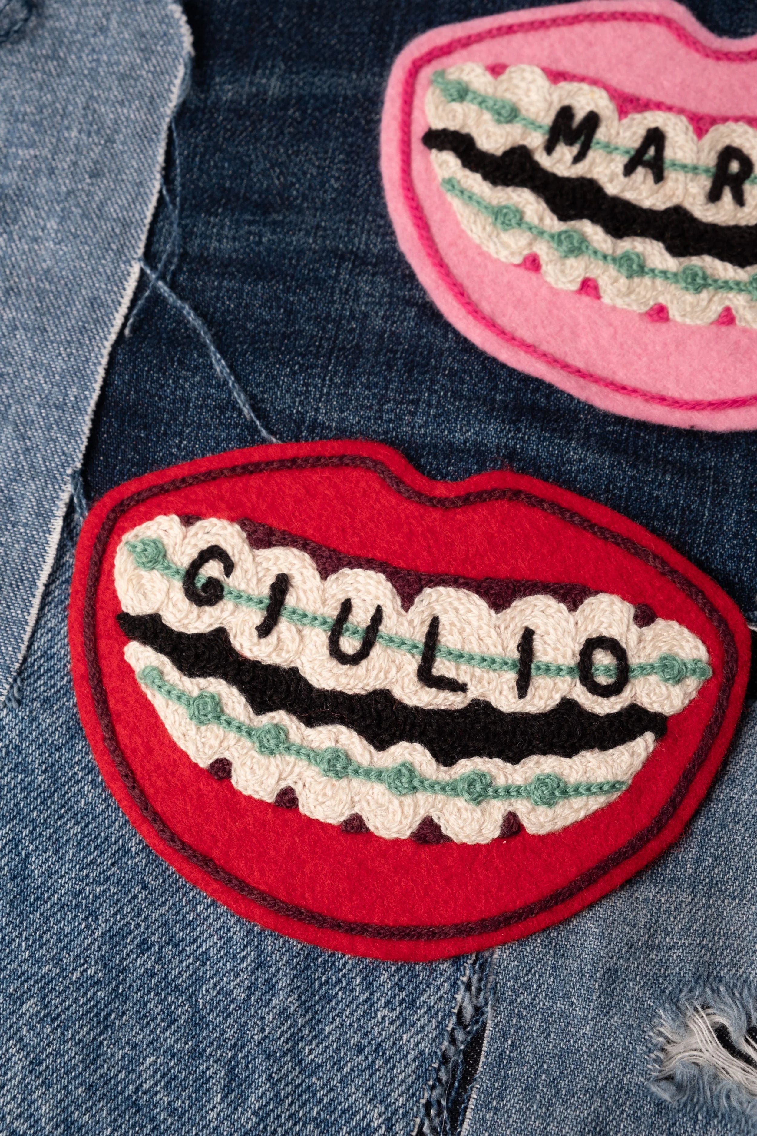 Braces Smile patch - Customisable