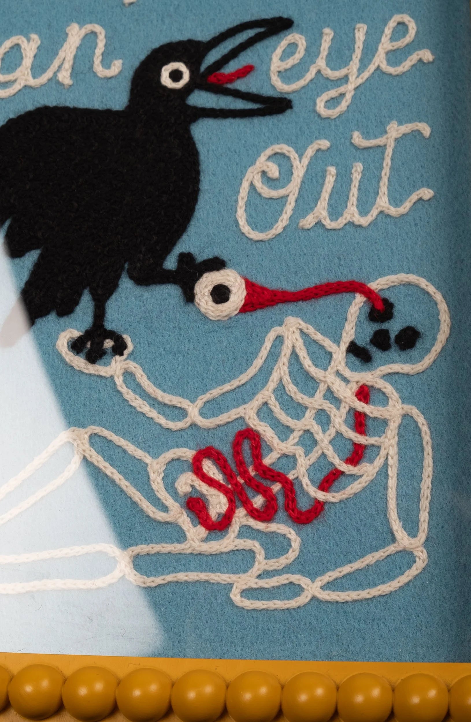 Keep An Eye Out - Framed Embroidery