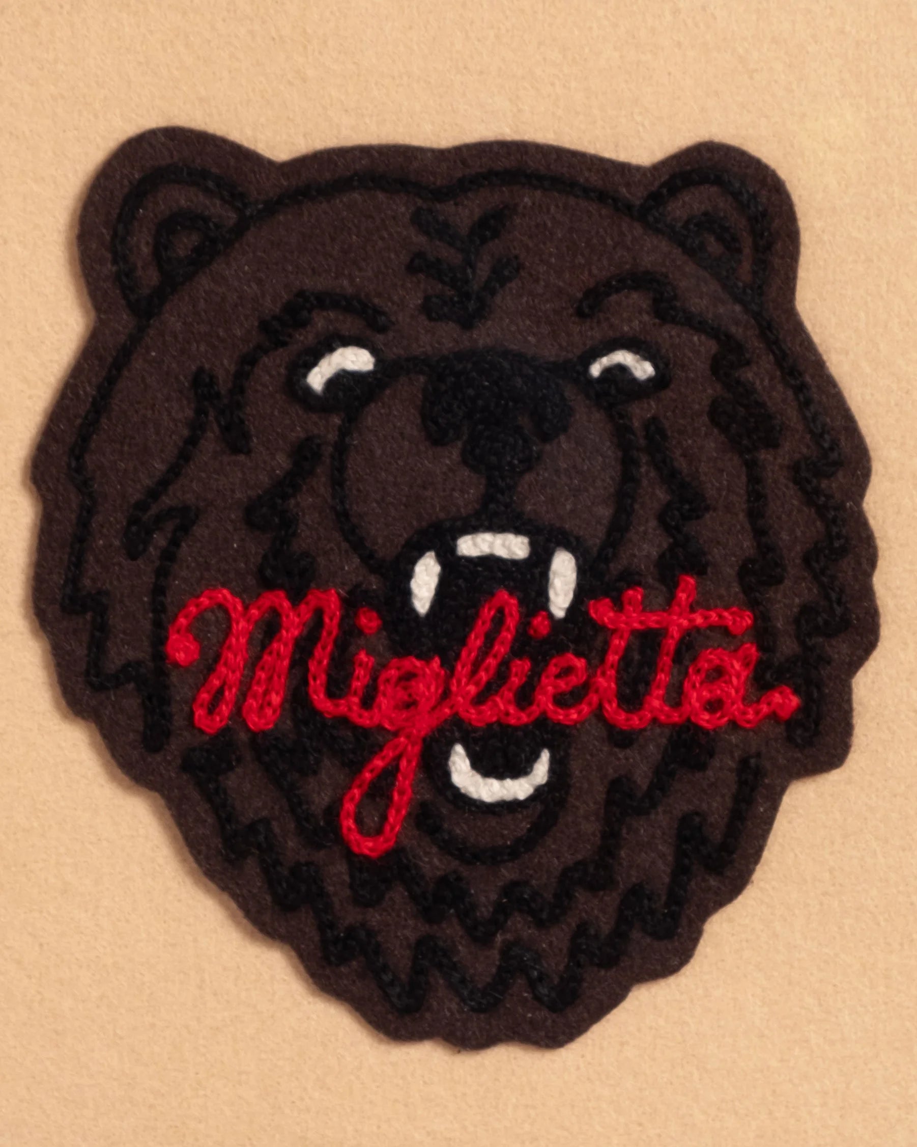 Bear - Customisable Framed Embroidery