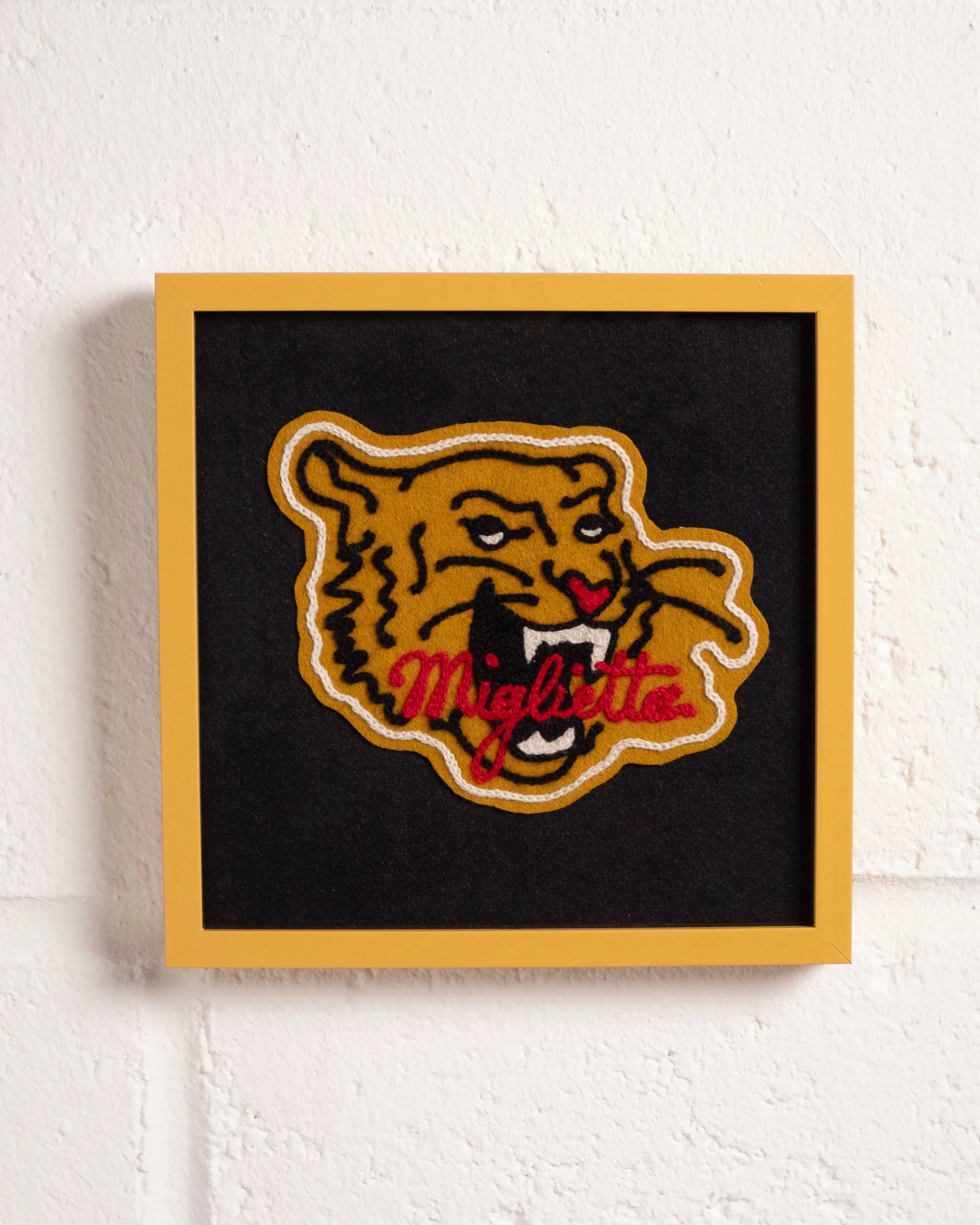 Tiger - Customisable Framed Embroidery