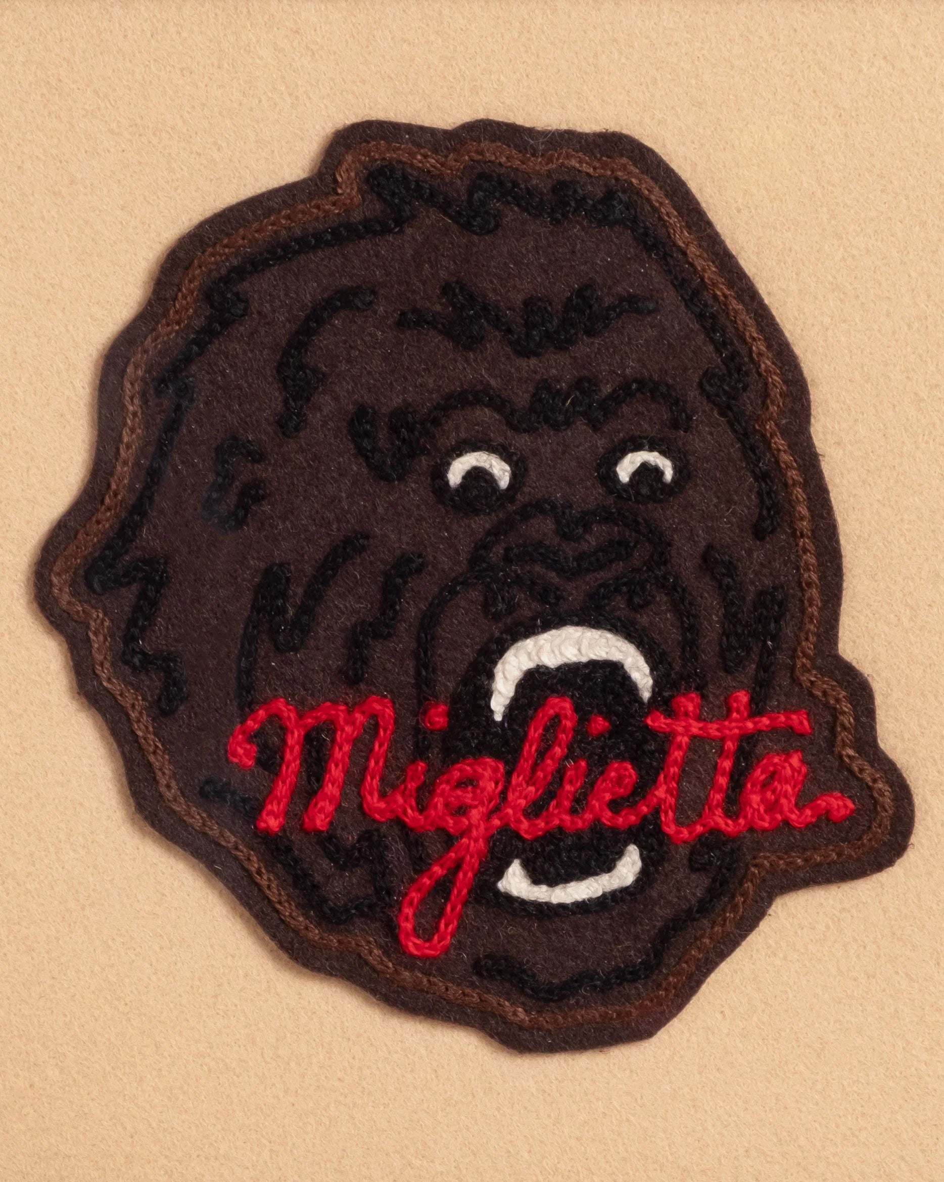 Sasquatch (Brown) - Customisable Framed Embroidery
