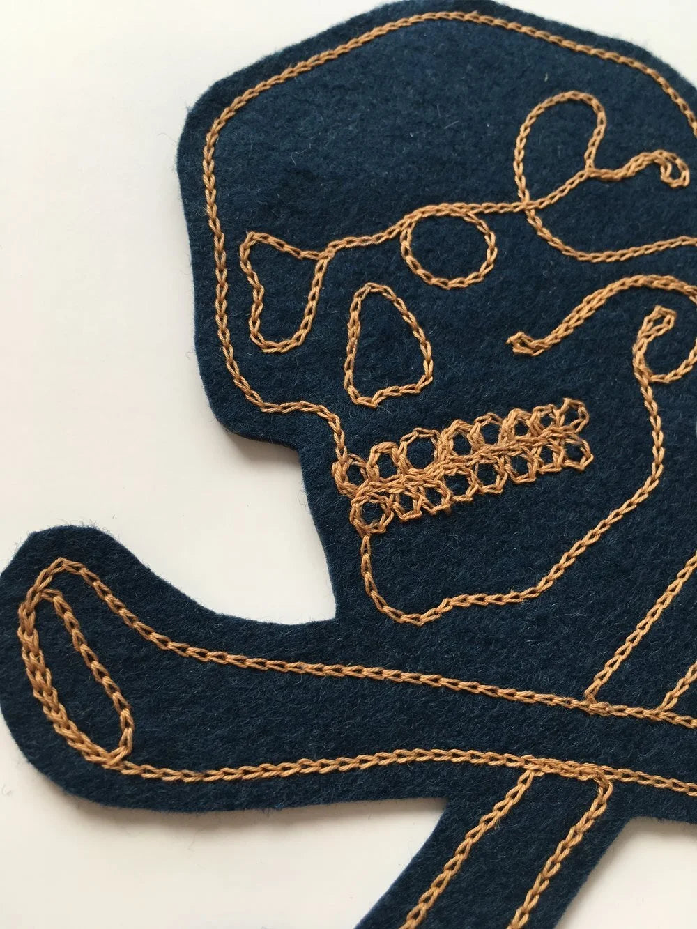 Skull & Bones (Plain) - Customisable Patch