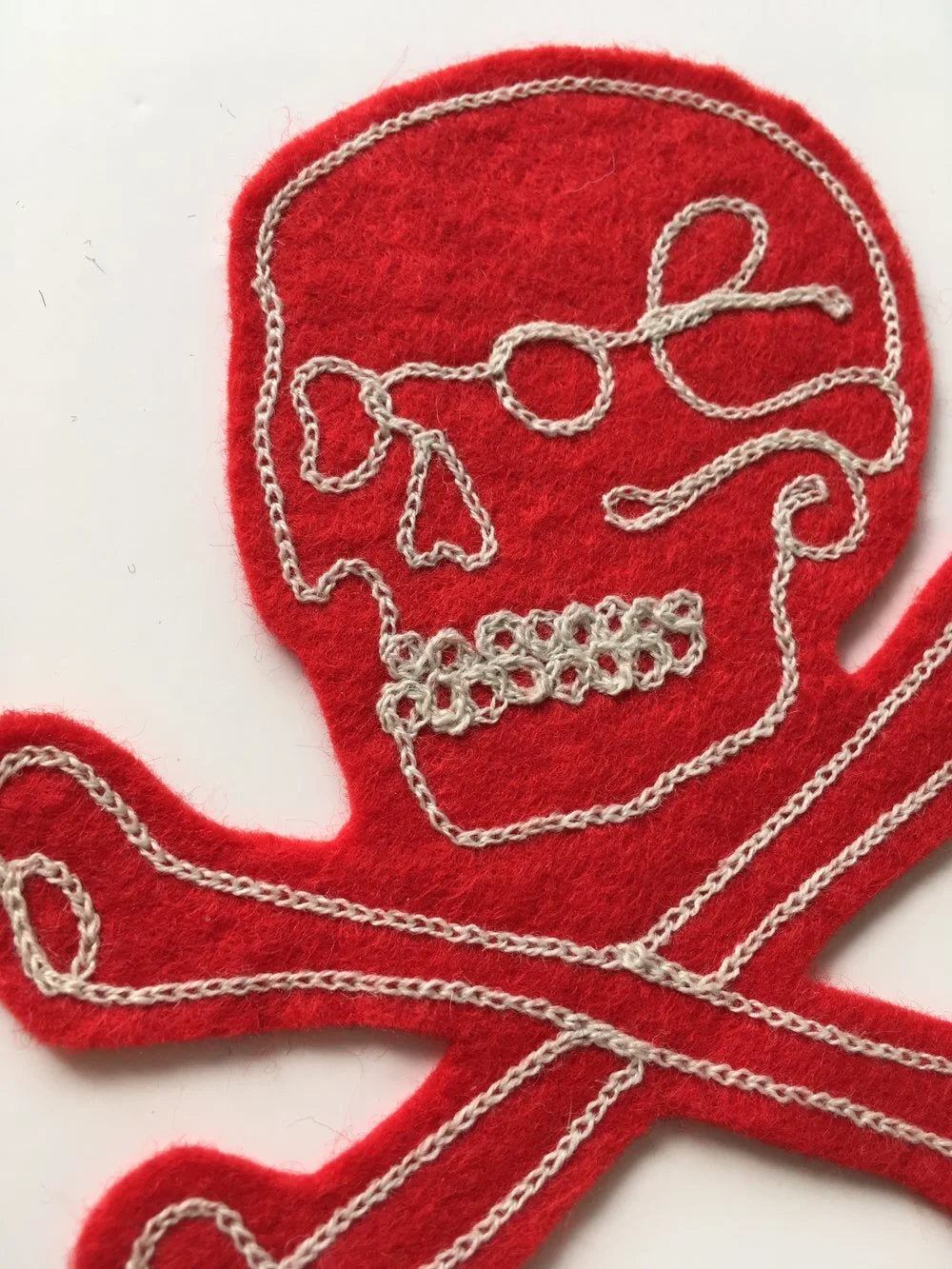 Skull & Bones (Plain) - Customisable Patch