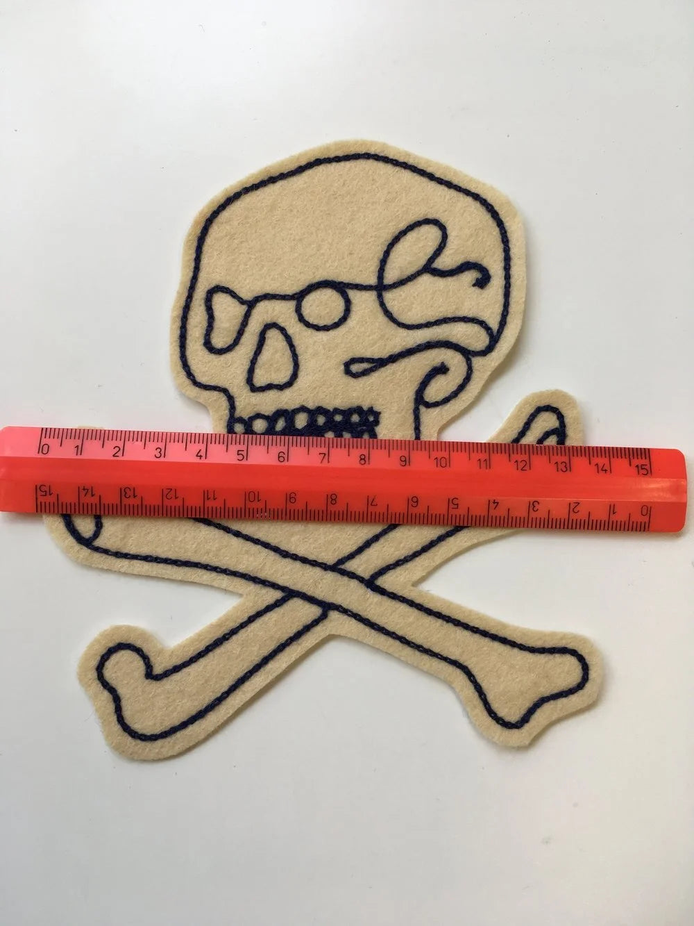 Skull & Bones (Plain) - Customisable Patch