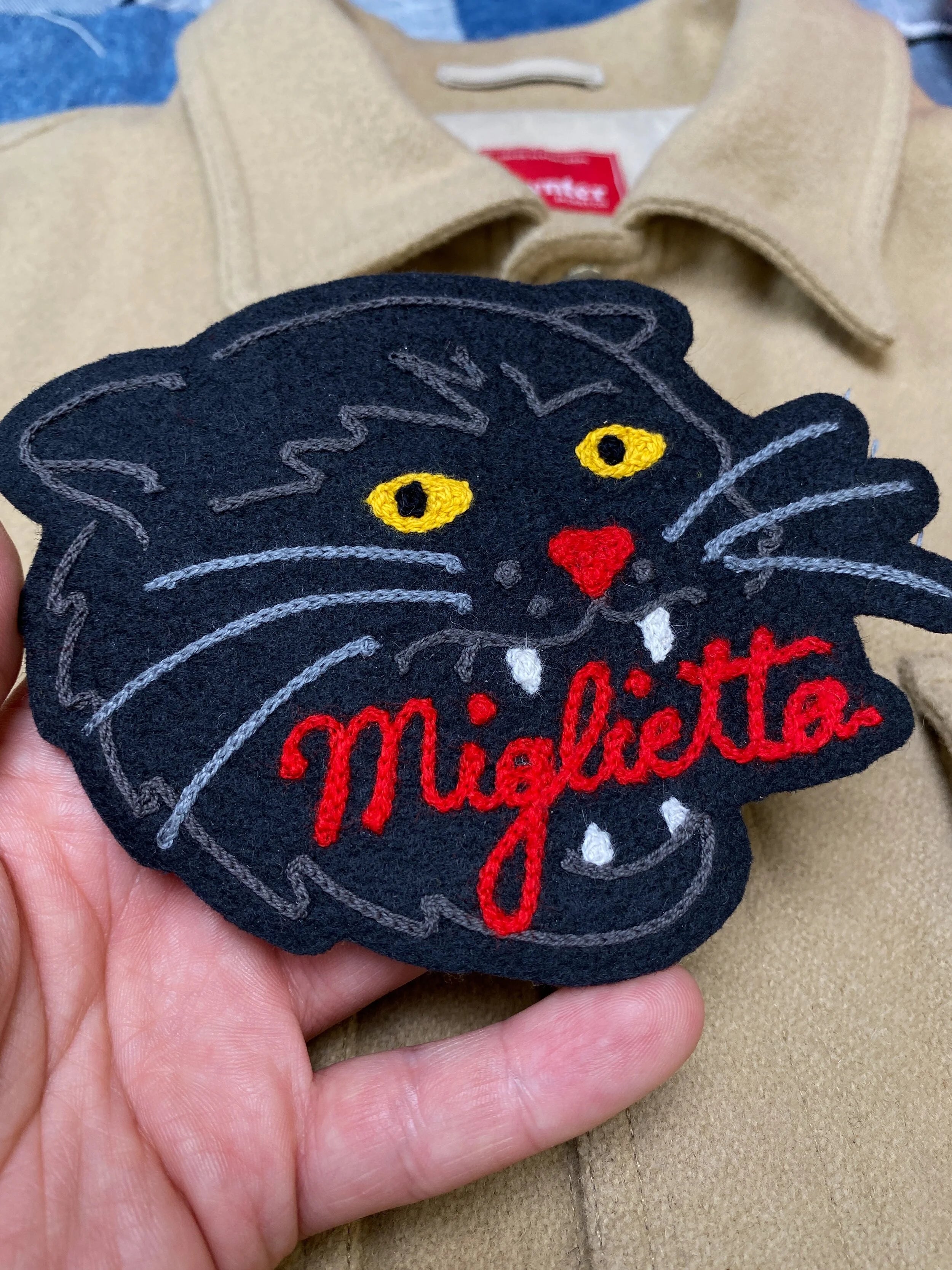 Black Cat - Customisable Patch