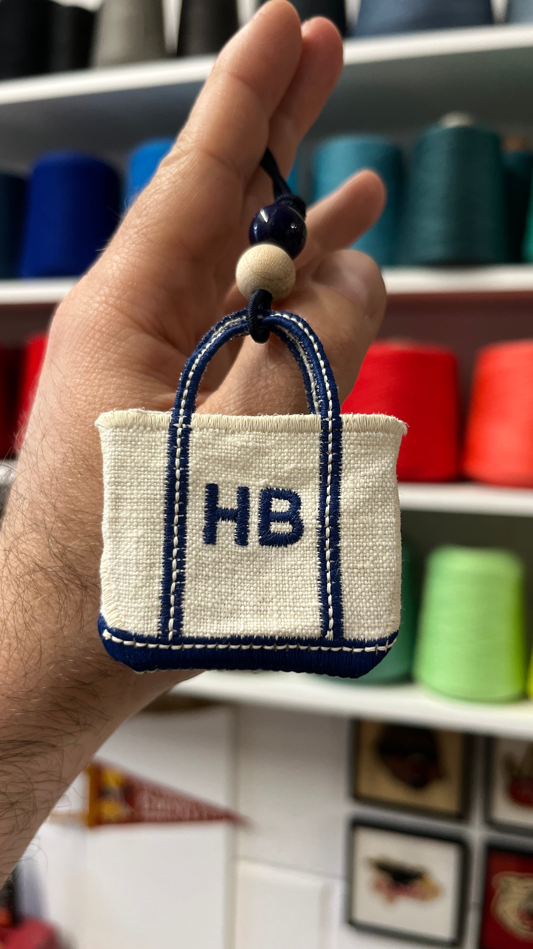 Mini Boat Tote Charm – Customisable